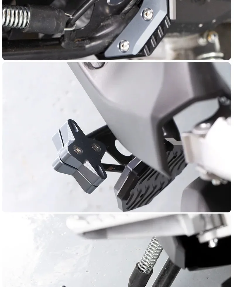 For NMAX155 15-23 Dedicated Side Stand Auxiliary Bracket Smooth Operation When Putting Down Kickstand Riding Parts