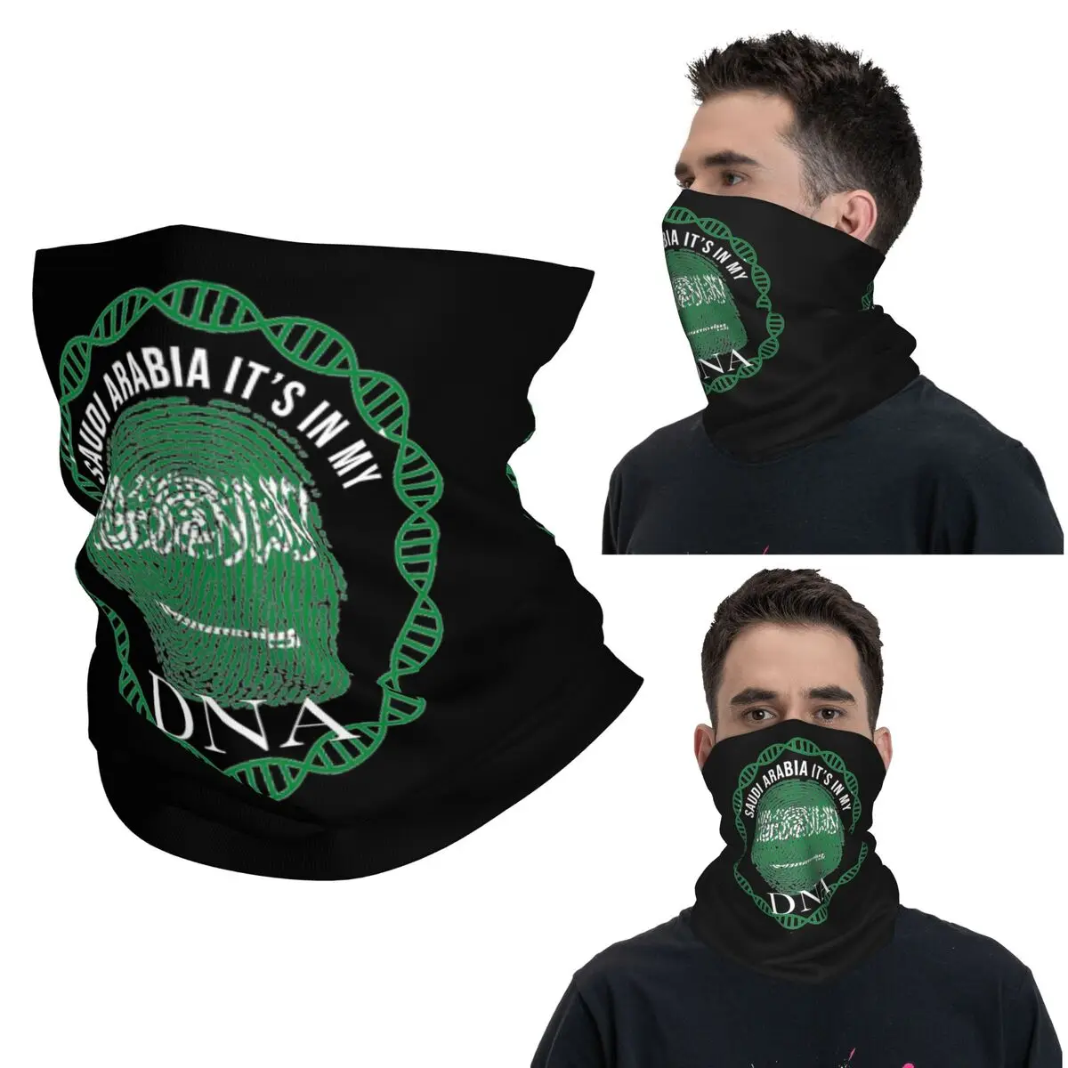 

Флаг Саудовской Аравии, бандана «Это в моей ДНК», гетры с принтом, шарф, многофункциональная Балаклава для мужчин, женщин, взрослых