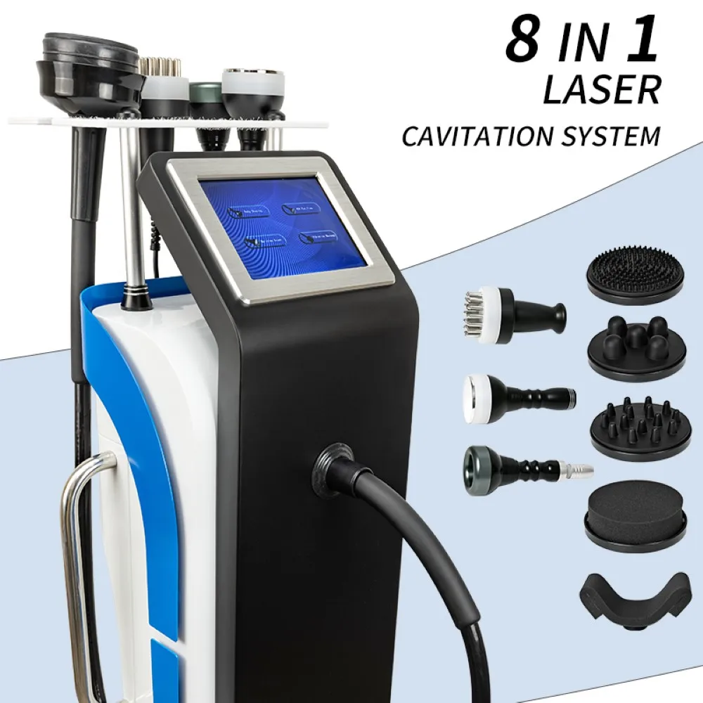 New 4 in 1 40K Ultrasonic Cavitation Machine G9 Vibration Massage Slimming Device Vacuum Heating Body Slimming Body Massages