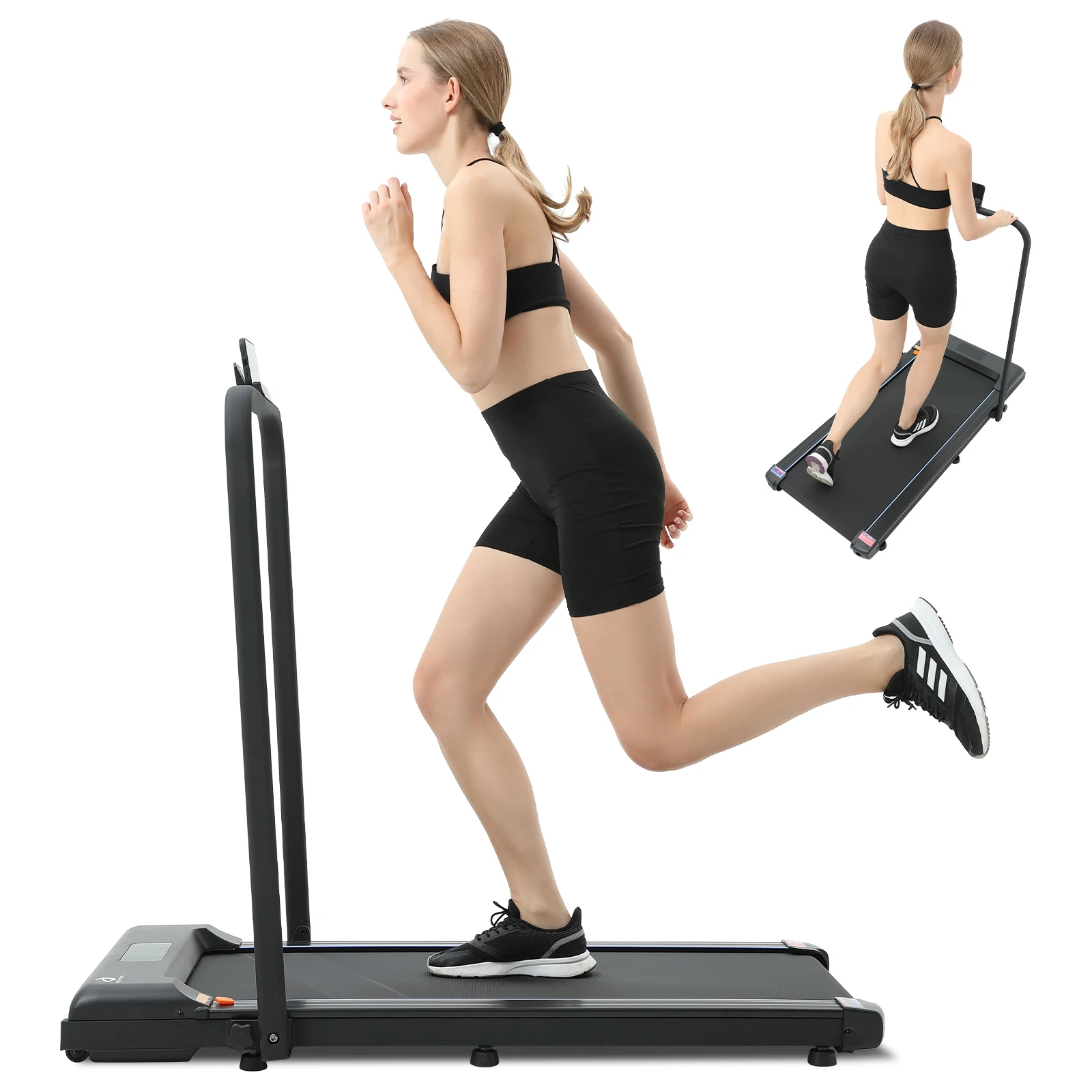 

Portable Electric Motorized Gym Exercise Treadmill Mini Flat Running Under Desk Walking Pad