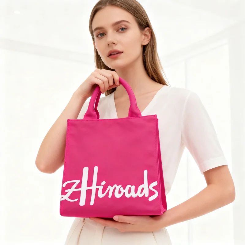 

Elegant Pink Handbag | Women's Versatile Casual Bag, Soft Durable Handbag Suitable for Shopping, Dating & Work