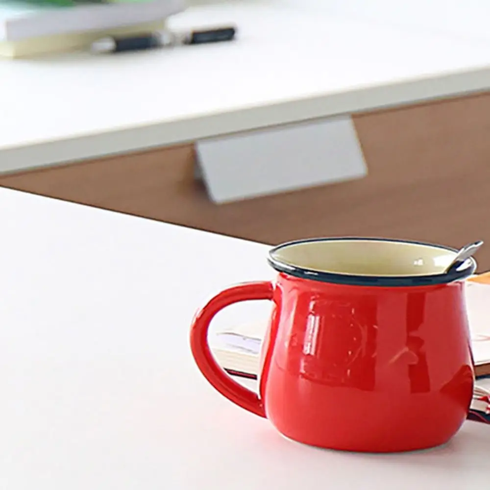 Water Cup Nordic Ceramic Milk Cup Solid Color 300/400ml Coffee Mug Vintage Tea Cup Living Room