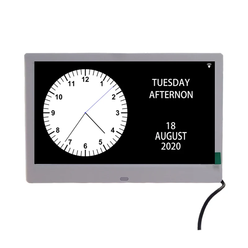Smart Brightening 10-inch Digital Smart Alarm Clock Watch Electronic Desktop Clock USB Wake-up Clock