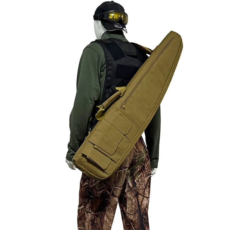 

70CM/98CM/118CM Military Tactical Gun Bag Outdoor Sports Hunting Rifle Backpack Nylon Pistol Bag Protective Pad Gun Bag