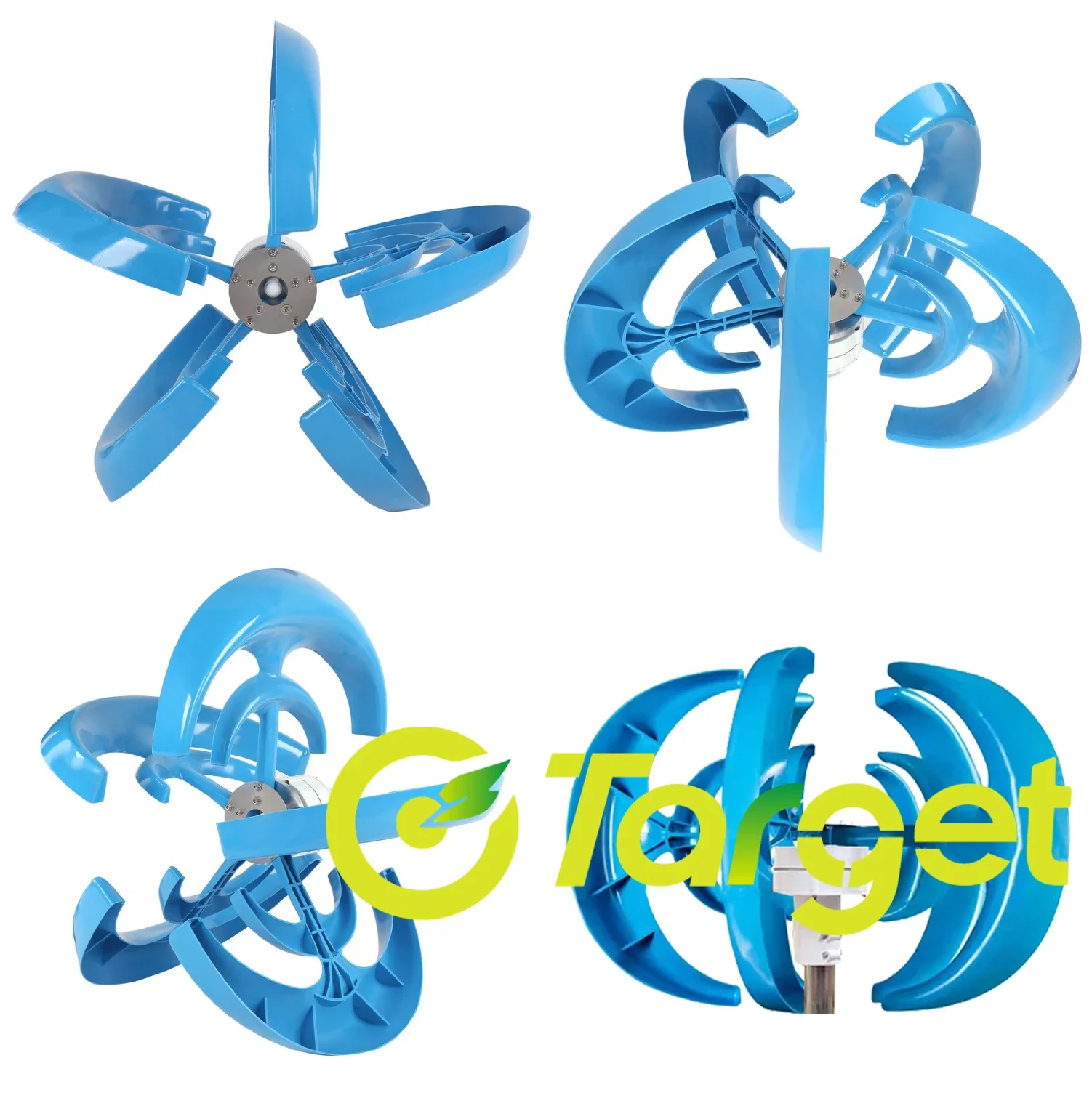 

Wind Turbines Kit 5 Blades Power Generator for Boat Charging Red Black Lantern Type Industrial Energy Equipment Wind Generator