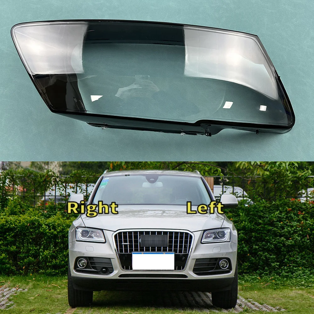 

For Audi Q5 2013 2014 2015 2016 2017 2018 Headlamp Cover Transparent Headlight Shell Plexiglass Replace The Original Lampshade