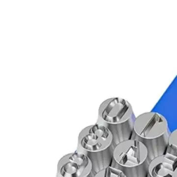 Precision Forged Alloy Steel Letter Stamps A-Z 0-9 for Clear Impressions on Leather Wood and Soft Metal Surfaces