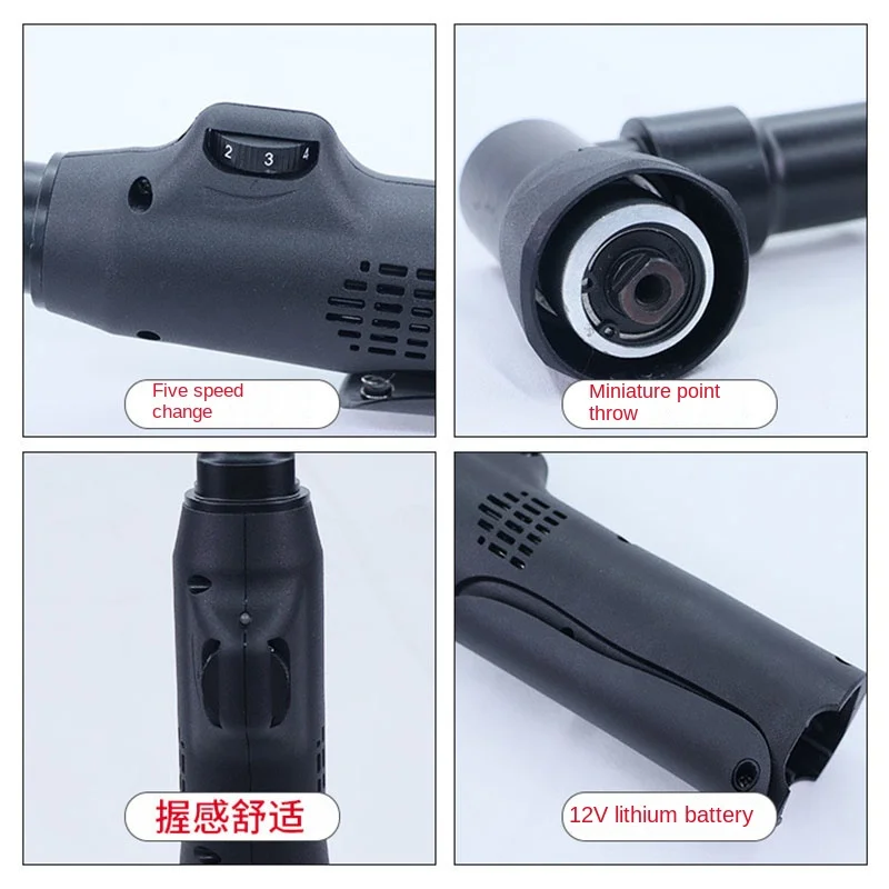 8480 808080 0981 12V Lithium Battery Automotive Polishing Machine Mini Rotary 80W Dual Action Eccentric Machine D