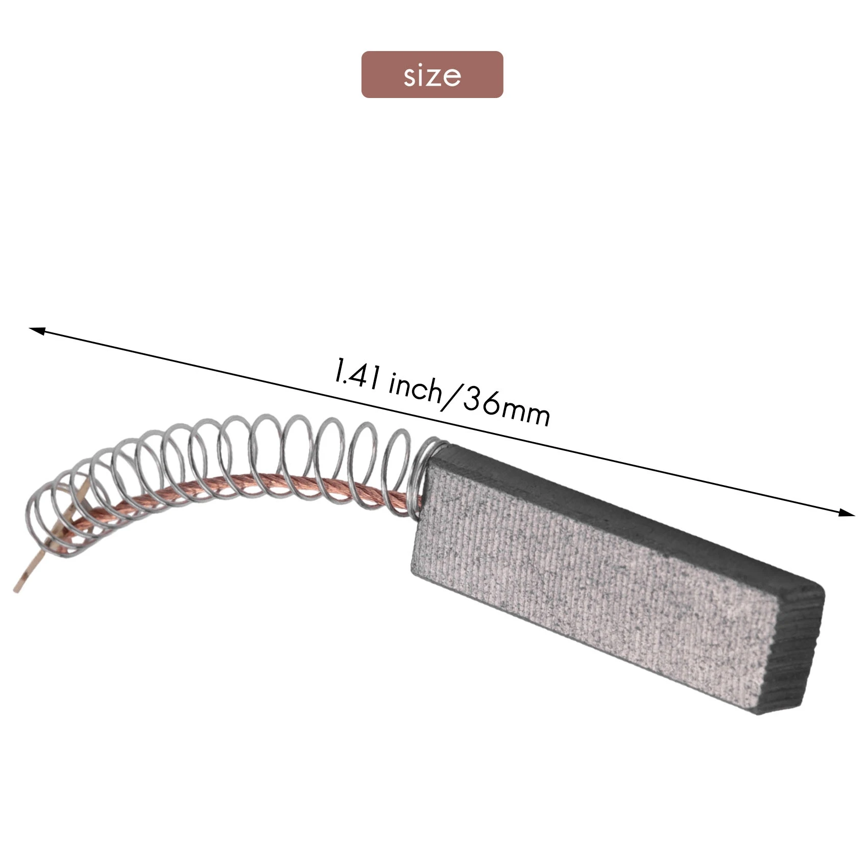 Escobillas de carbón para lavadora JHD 154740 Escobillas de carbón Escobillas de carbón para motor para lavadora Bosch Siemens 8 piezas