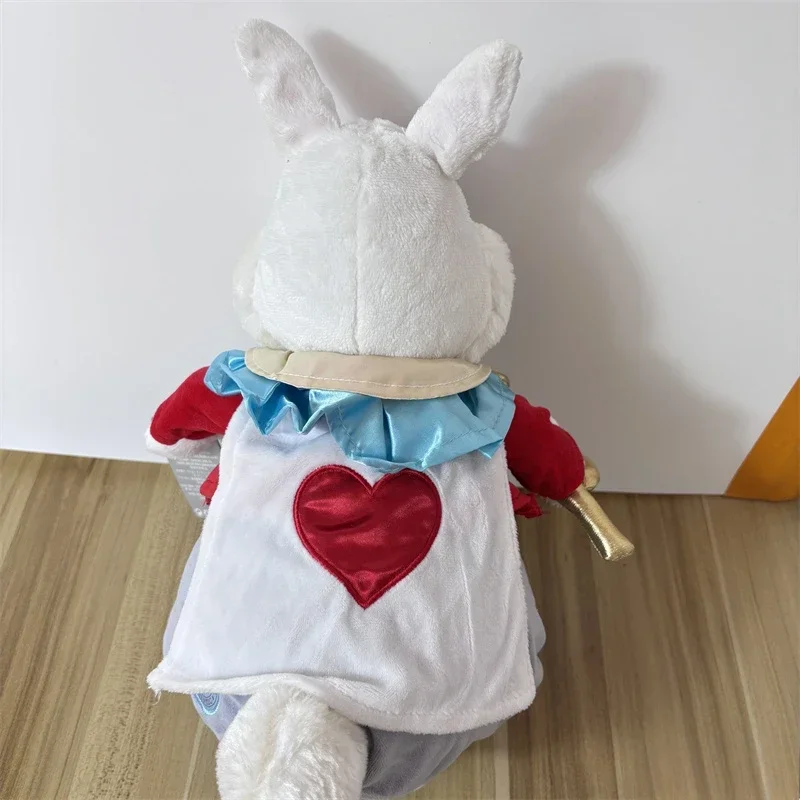 35cm Disney Alice in Wonderland The White Rabbit Cartoon Plush Toy Stuffed Doll High Quality brithday Xmas Gifts For Children