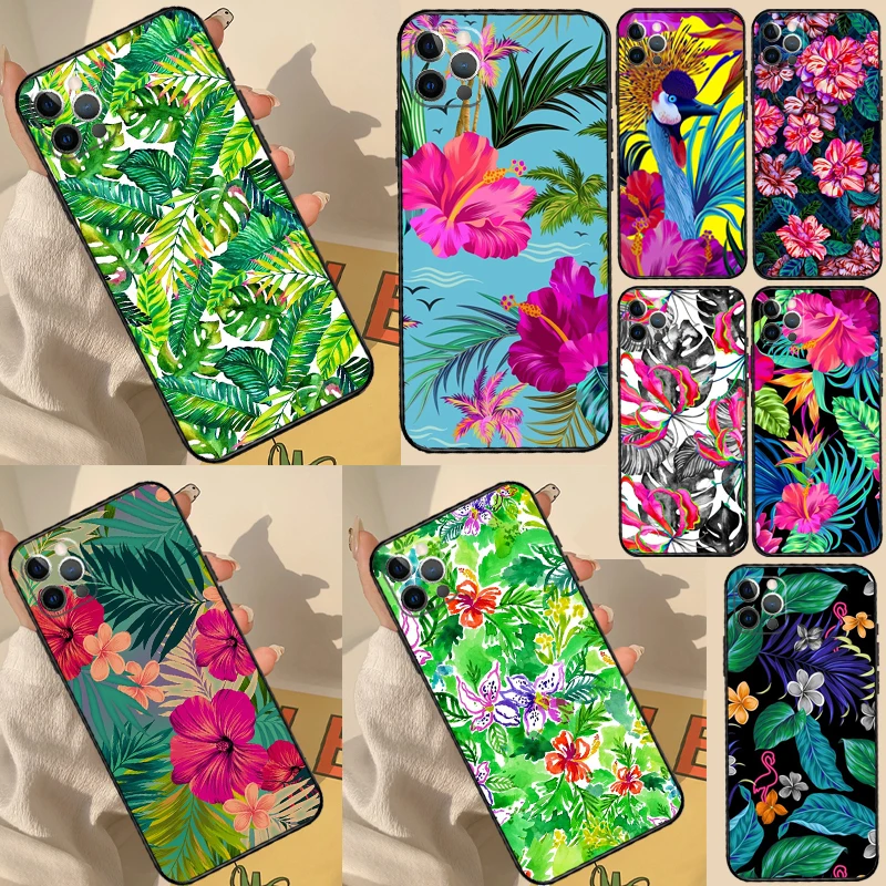 غطاء نمط الكركديه الاستوائي لشاومي ريدمي نوت 14 13 9 10 11 12 برو 10S 11S 12S حافظة لهاتف ريدمي 14C 10C 12C 13C