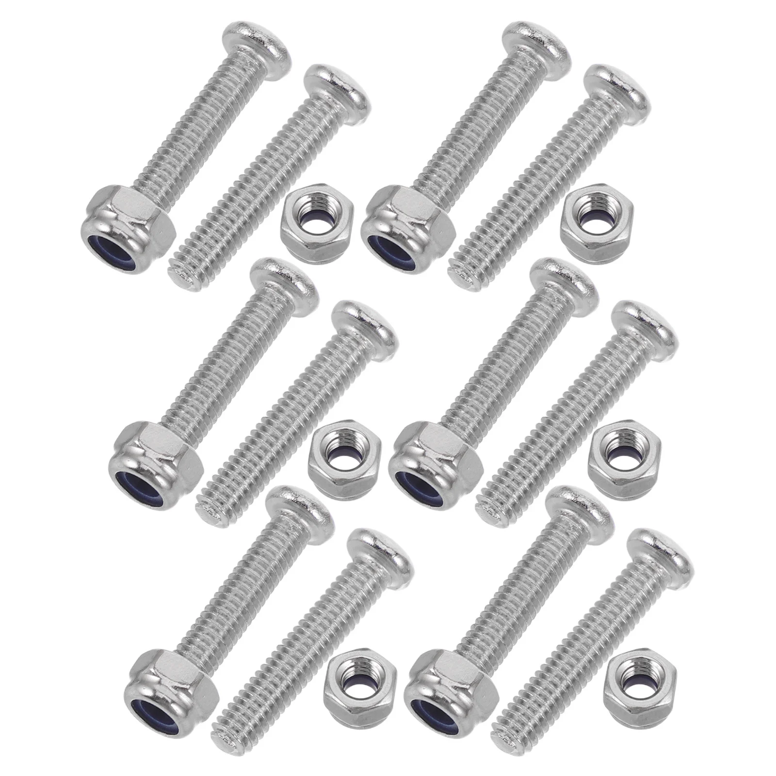 

12 комплектов деталей для настольного футбола: сменные винты M4x20 мм, гайки, металлические крепежи, аксессуары для настольного футбола, комплект для ремонта