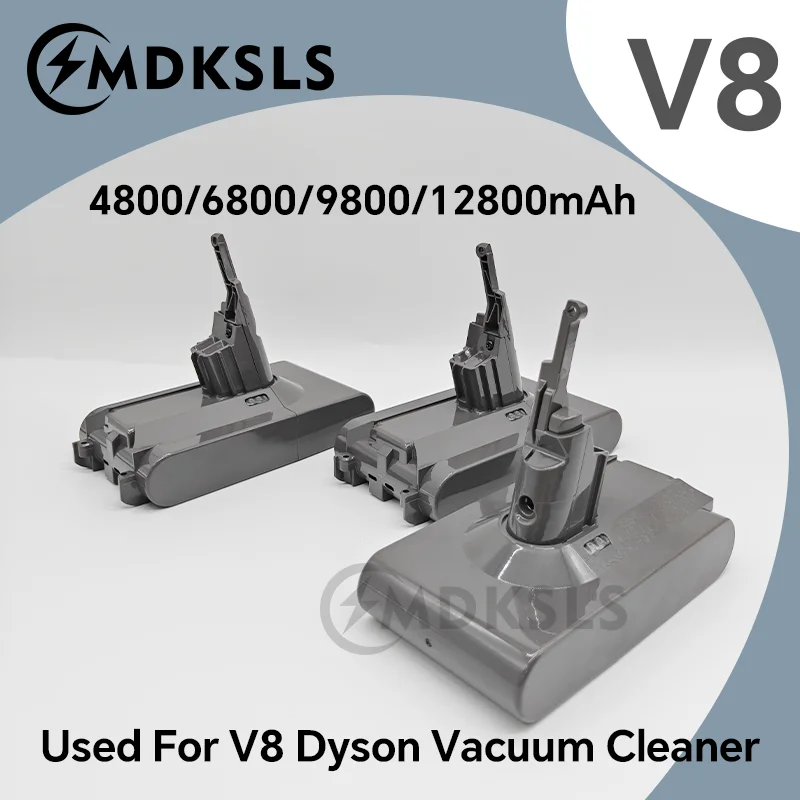 2026 New For Dyson V8 21.6V 12800mAh Replacement Battery for Dyson V8 Absolute Cord-Free Vacuum Handheld Vacuum Cleaner Battery