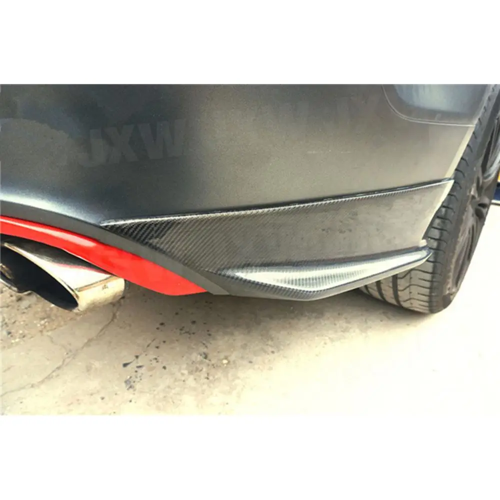 

JCHEY Carbon Fiber Rear Bumper Lip Splitters Spoiler For Audi A7 S7 RS7 2013 2014 2015 2016 FRP
