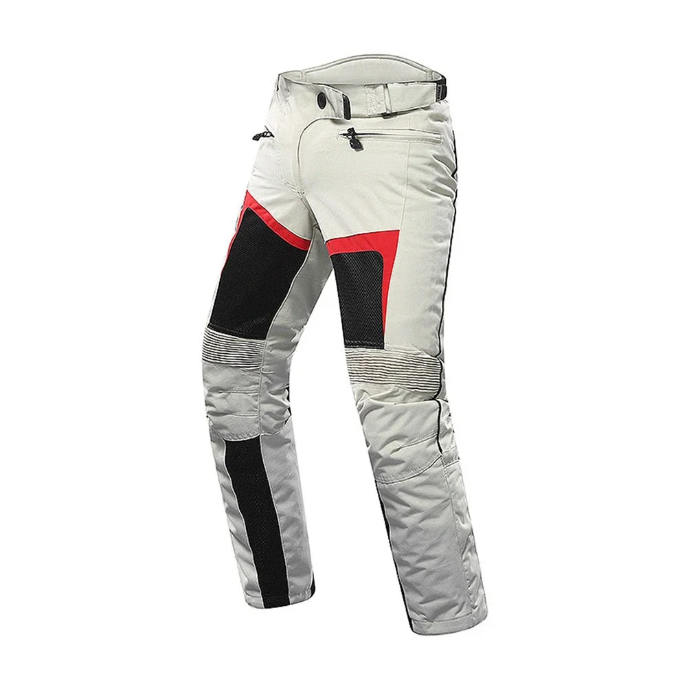 Motorcycle Riding Pants Women Lady Summer Pants Protective Gear Shockproof Knee Moto Trousers Motorbike Reflective Ventilation