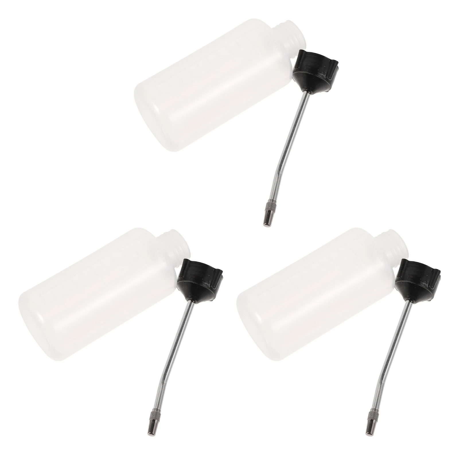 3 Pcs Sewing Machine Oil Bottle Empty Iron Mouth Cap Easy Clean Eco Material Plastic Bottle Accessories Household Appliances