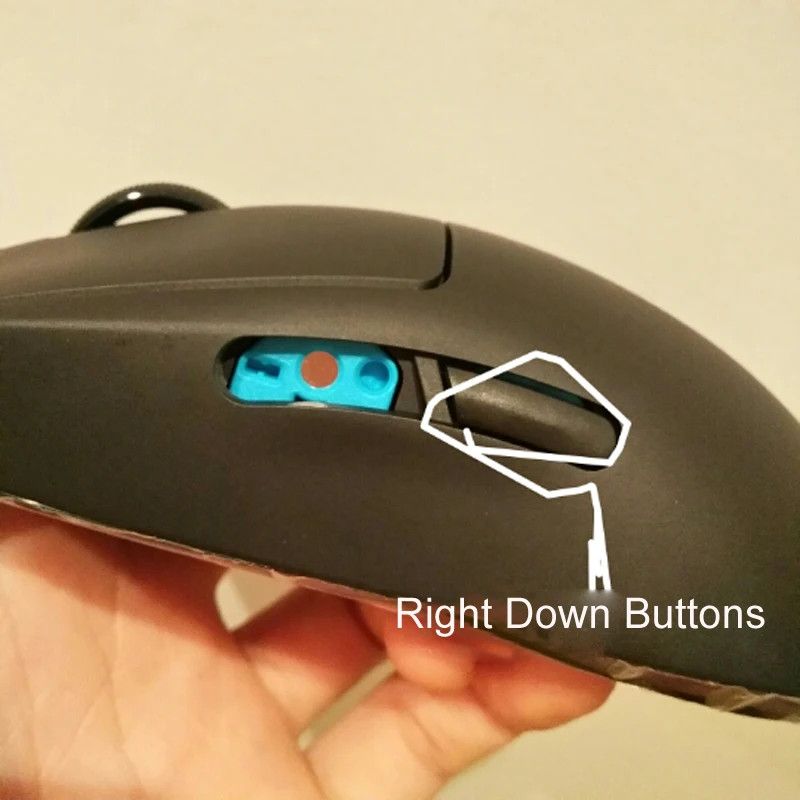 Left/Right Mouse Side Button Up/Down Key Button Replacement For Logitech G Pro Wireless Game Mouse Repair Accessories Spare part