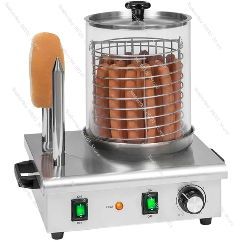 Hot Sale Bread Steamer Warmer Chinese Automatic Sausage Grill Machine Commercial Hot Dog Maker Electric Hotdog Roller