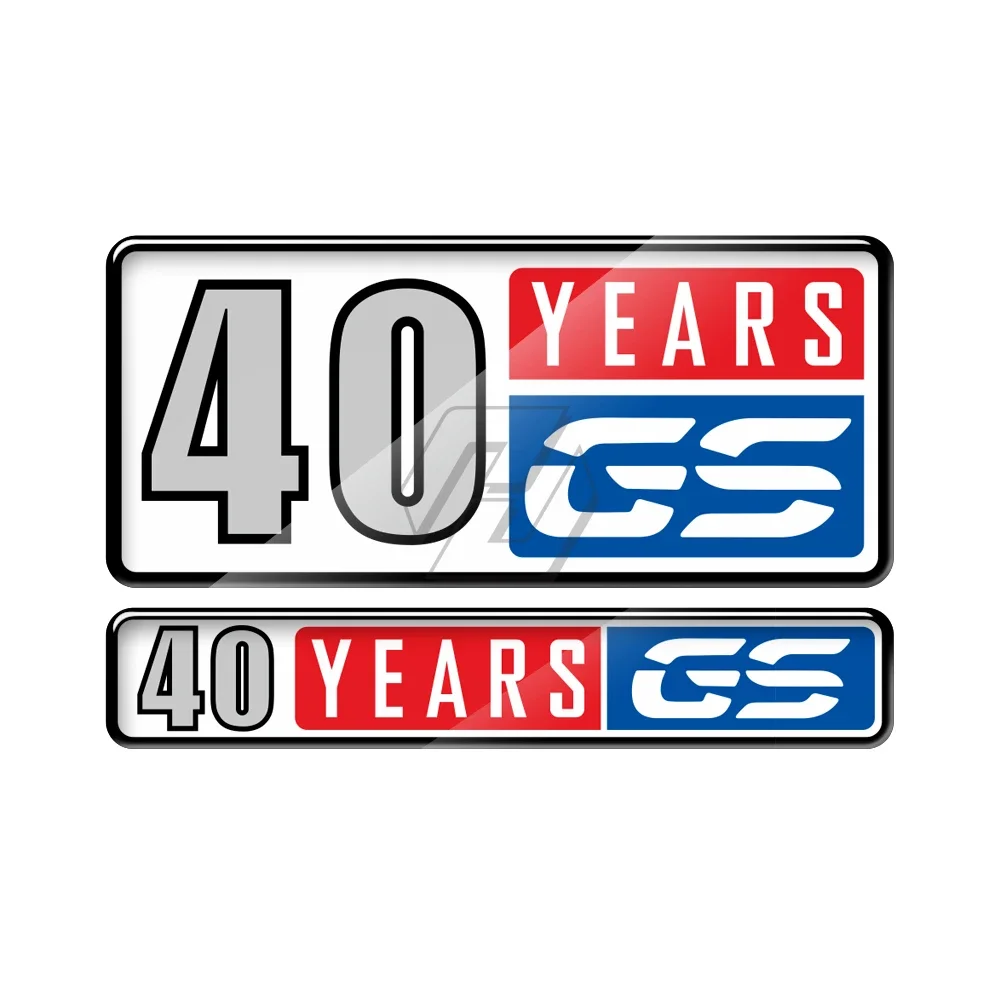 For BMW Motorrad 40 Years GS Sticker  R1200GS R1250GS F850GS F800GS 3D Motorcycle Decal