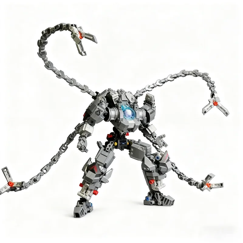 854pcs MOC Extractor Mentis Ideas And CUUSOO Model Building Blocks Construction Toy Christmas Gift Assemble Collection Birthday