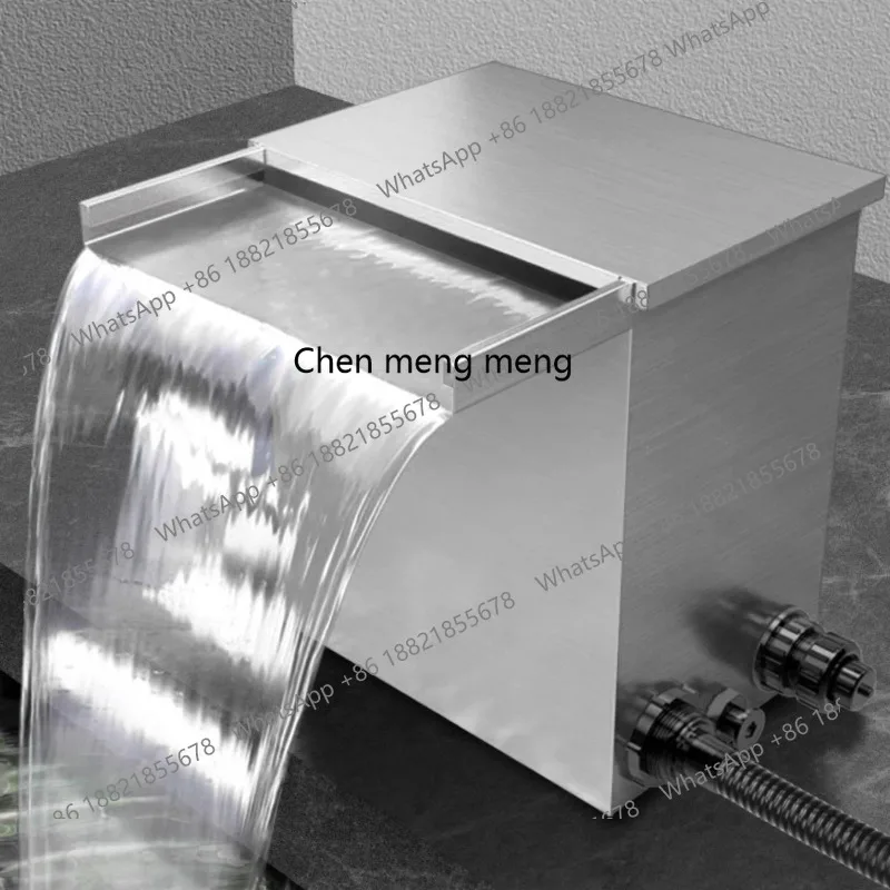

Stainless steel fish pond filter waterfall landscaping fish pond circulation system indoor and outdoor pond water purification