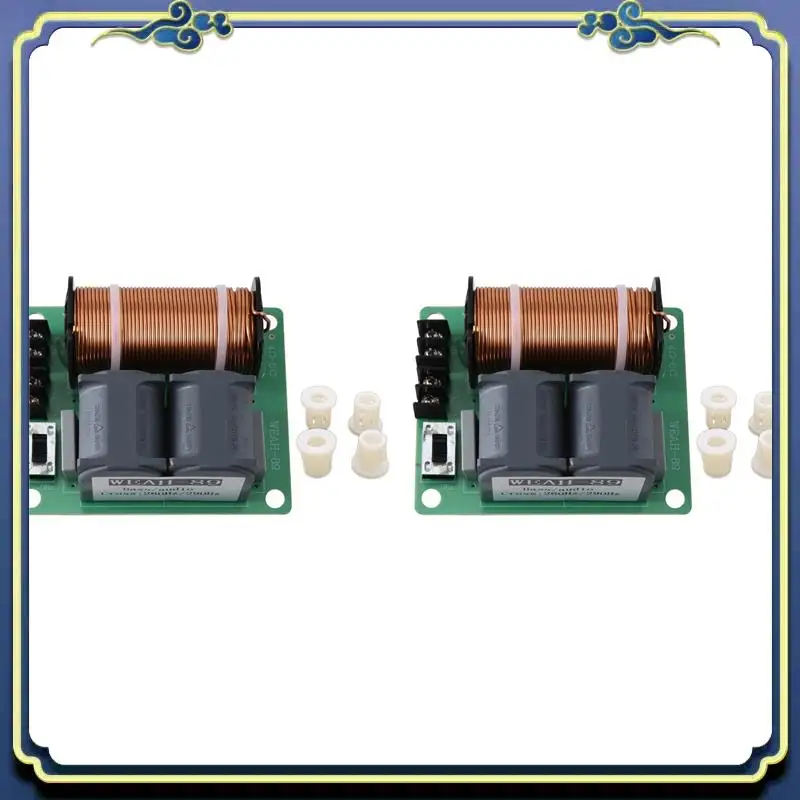 Portable 2X 1500W High-Power Pure Bass Crossover Subwoofer Speaker Modification Upgrade Adjustable Frequency Point