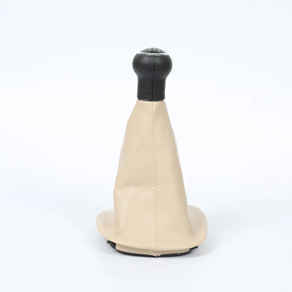 Suitable for Volkswagen PassatB5 Beige Leather Dust Cover Gear Shift Handball Set Gear Lever Automotive Parts Gear Lever 5