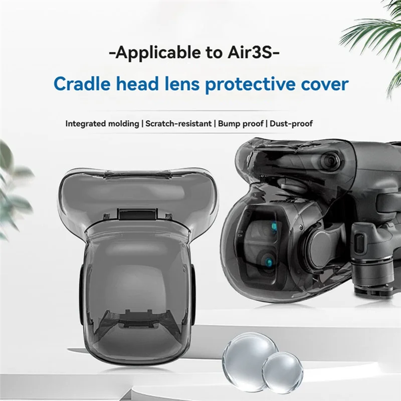 Lens Cap For DJI Air 3S Drone Gimbal Protector Dust-Proof Camera Lens Cap Cover For DJI Air 3S Accessories