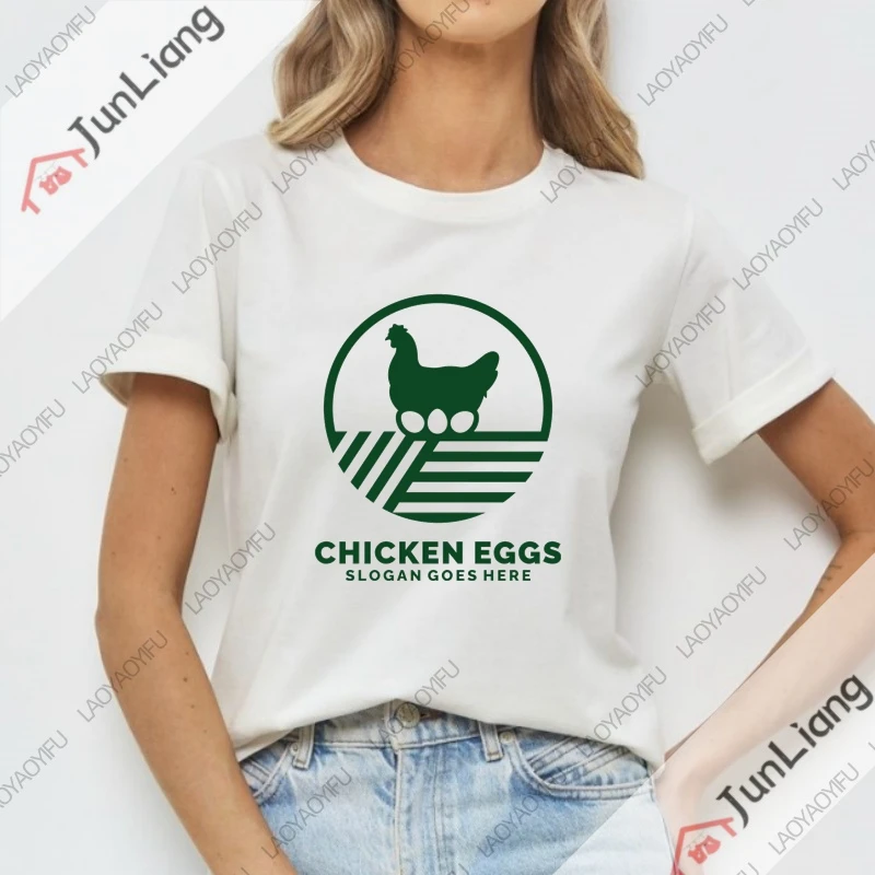 Mens Clothes Chicken Egg Lover Men's T-shirt Short Sleeve Tee Funny Gifts Manga Streetwear Y2k Clothing T-shirts Graphic Women's