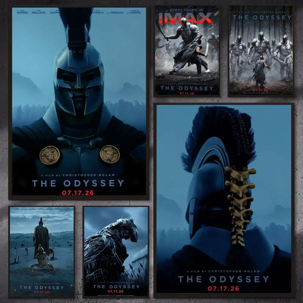 Classic Movie T-The Odyssey Poster PP Wall Art Prints Poster for Dorm Room Apartment Home Office Room Decor Gift Waterproof