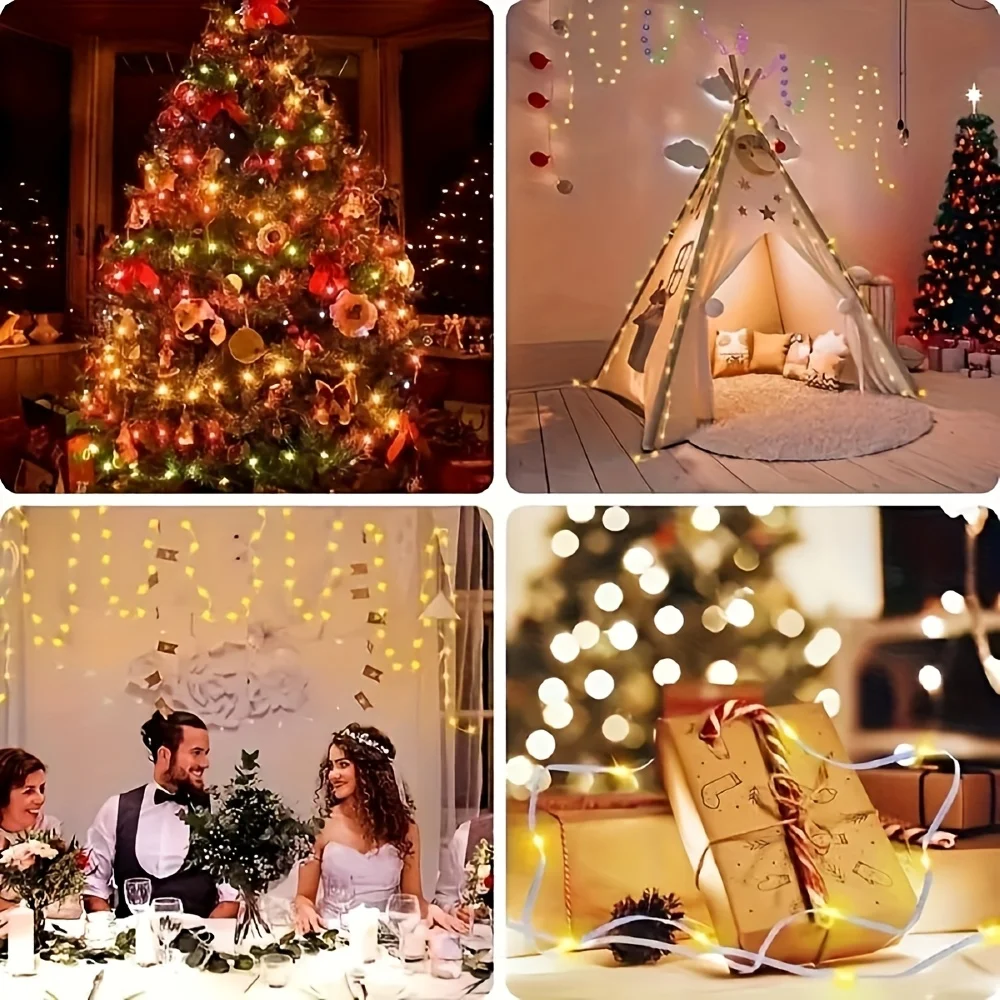 RGBIC Led String WS2812B Smart Fairy Light APP Remote Garland USB Waterproof Outdoor Christmas Light for Tree Bedroom Decoration