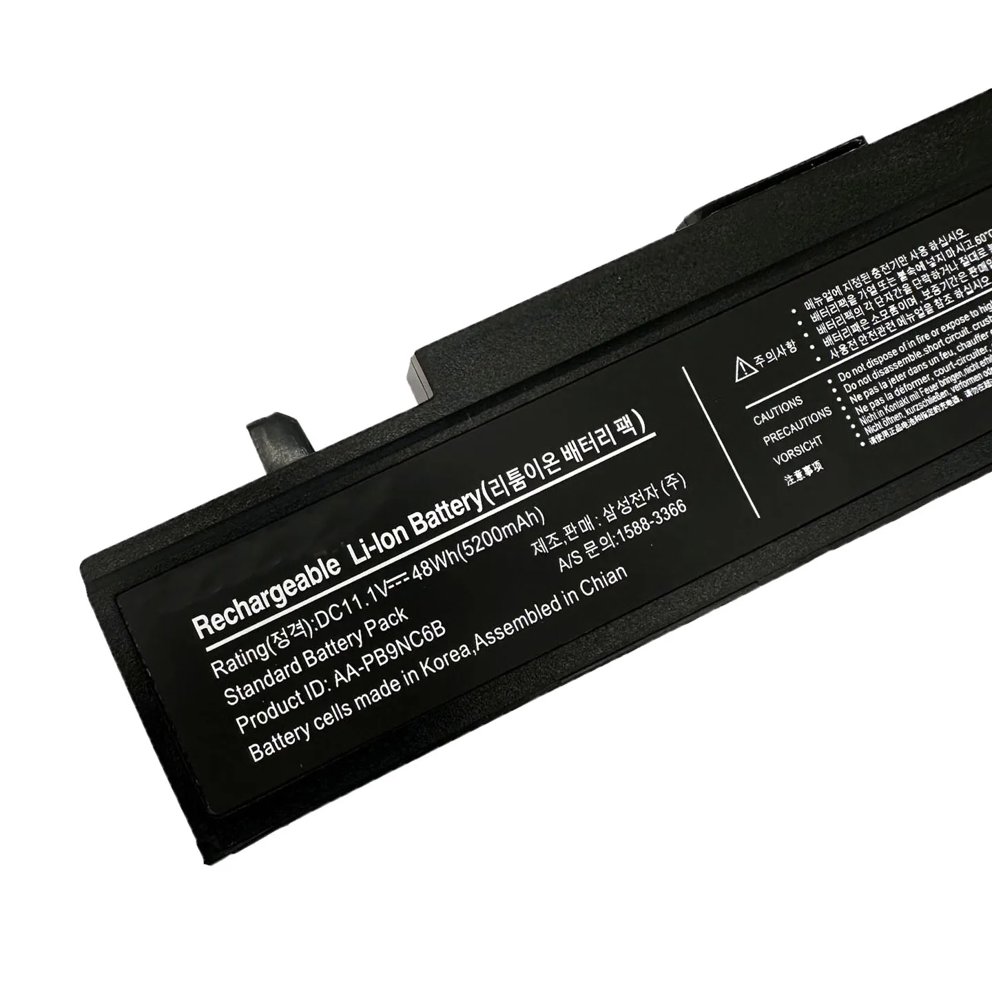 Laptop Battery AA-PB9NC6B 11.1V 48Wh 5200mAh For SamSung AA-PB9NS6B AA-PB9NC6W AA-PL9NC6W R428 R429 R468 NP300 NP350 RV410 RV509