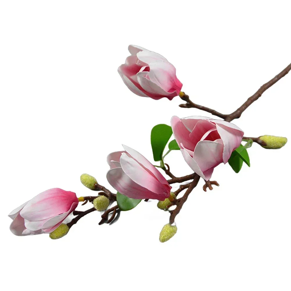 Practical Artificial Flower Magnolia Orchid Flower Branches For Wedding Decorative Simulated Simulation Real Touch