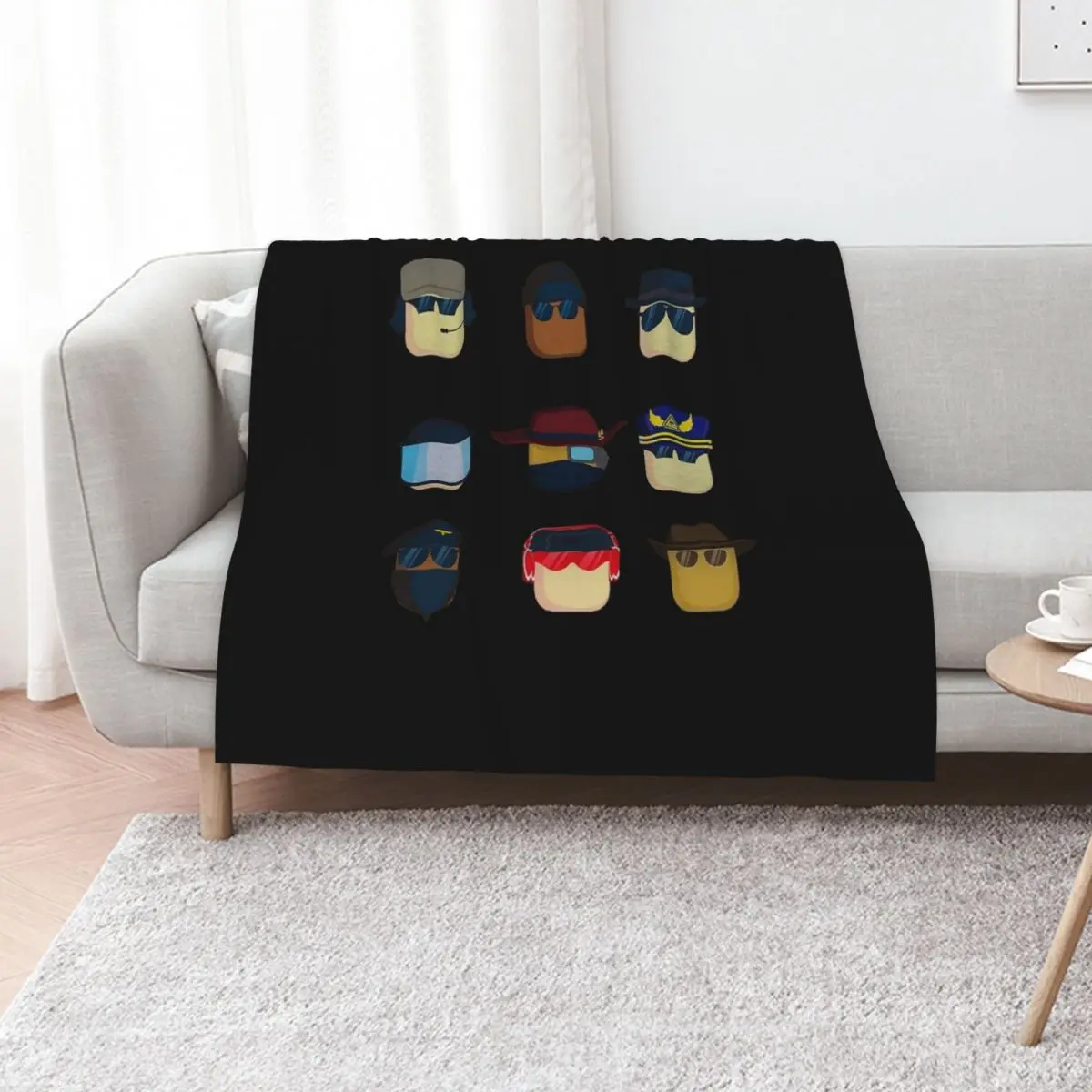 Tower Defense Simulator Frontline Defenders Throw Blanket Picnic for winter Designers Flannels Plush Comforter Blankets