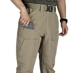Military Tactical Men Pants Tactics Cargo Pants Splashproof Wear-Resisting Casual Male Trousers Multi Pockets Outdoor Work Pant