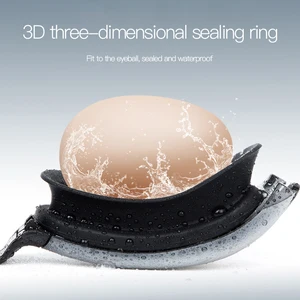 Adult myopia swimming glasses one-piece earplugs galvanoplasty anti-black high definition swimming glasses 10 Main Sales Swimming Glasses - №8