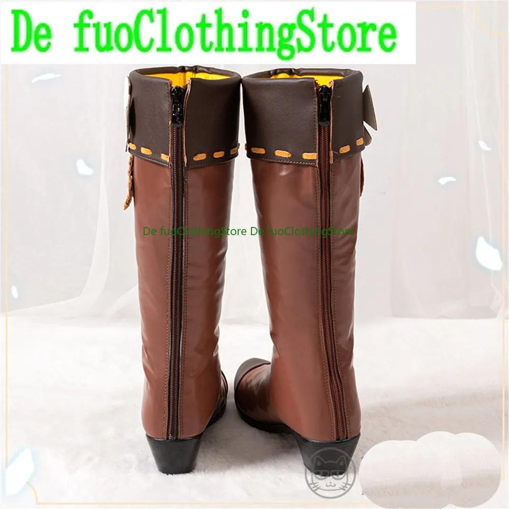 DefuoClothing Store Genshin Impact Klee Stiefel Cosplay Schuhe SpielHalloween Weihnachten Spiel Anime Charakter Party Requisiten
