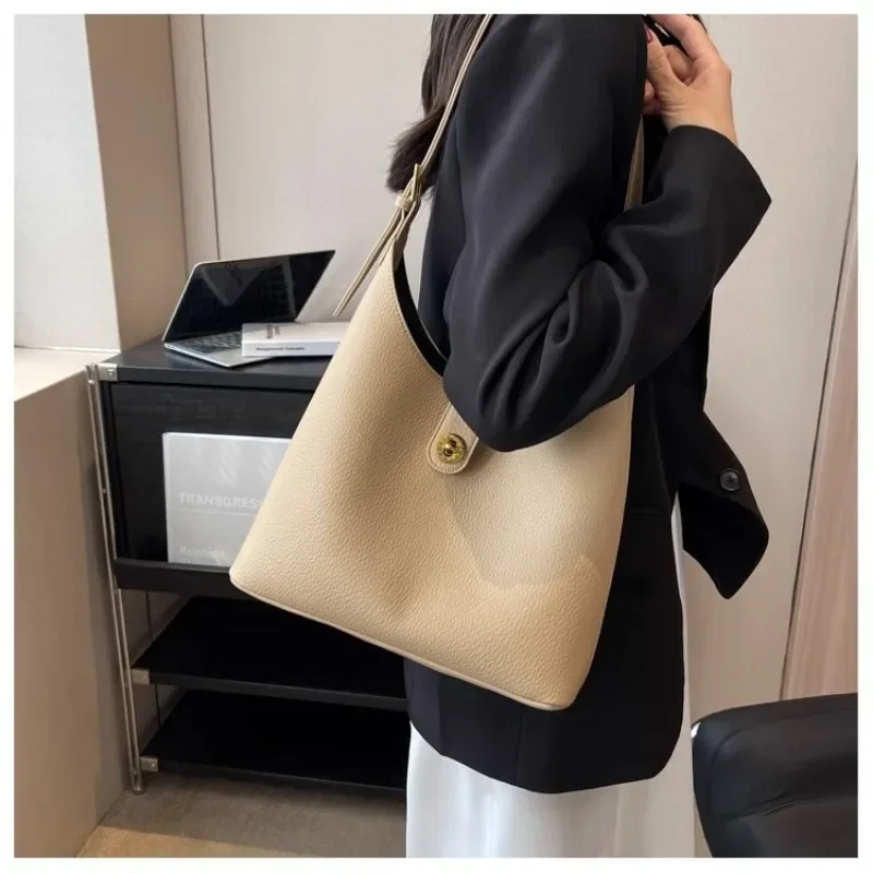 Chimnew-Sac Bergame Haut de Gamme pour Femme, Grande Capacité, Polyvalent, Initié, à la Mode, miles Urbaine Exquise, E27, 2024