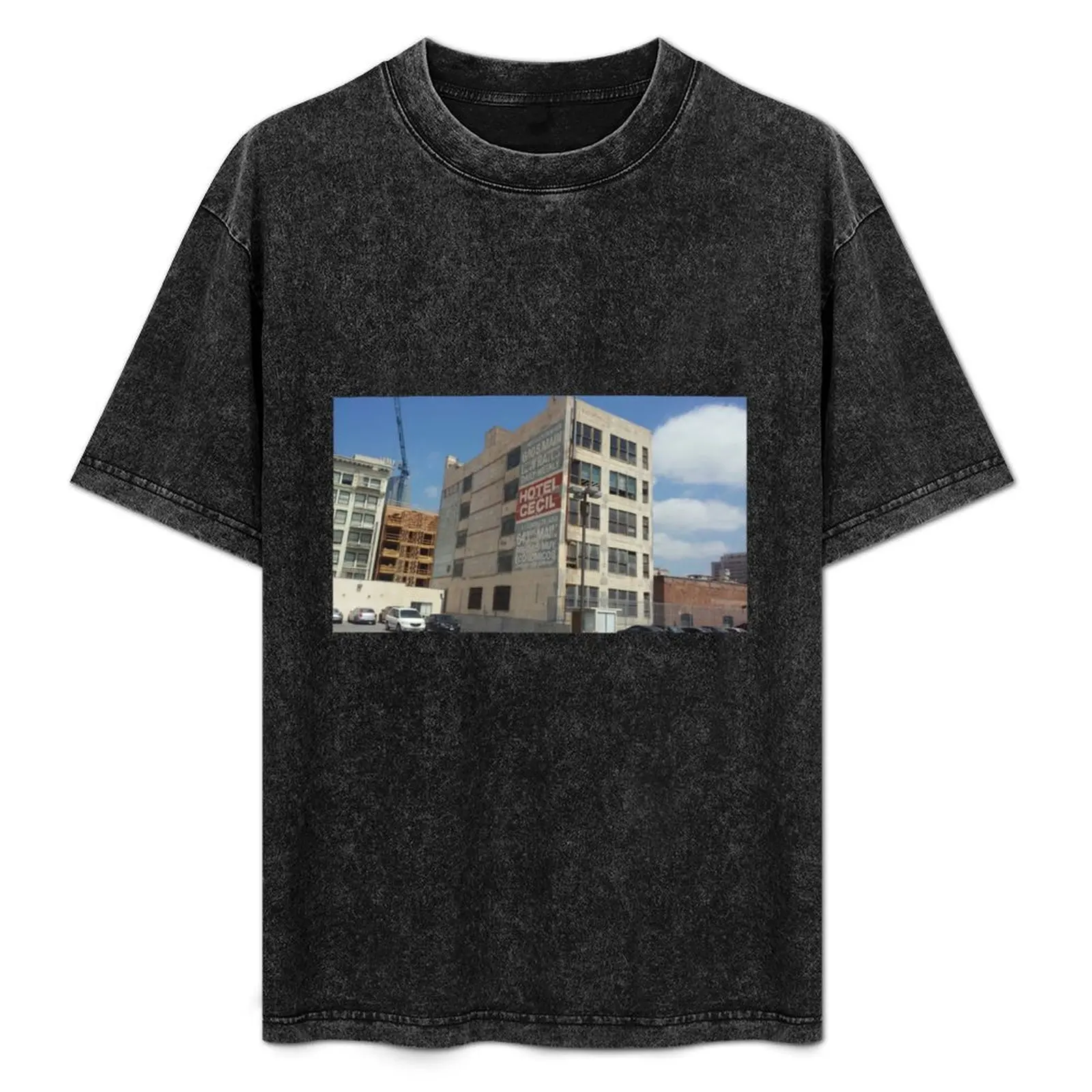 

Hotel Cecil T-Shirt tops street wear anime figures compression shirt men