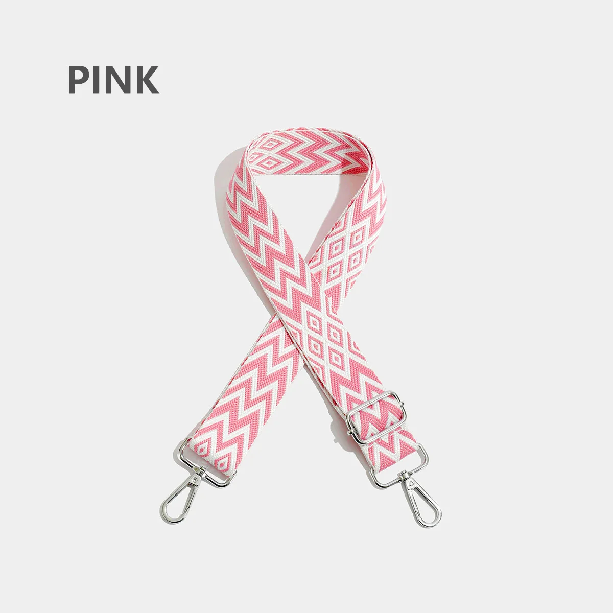 حزام حقيبة كتف واحد، حزام كتف كروس من قماش الجاكار المنسوج، ملحقات حقيبة ظهر قابلة للتعديل على الطراز العرقي