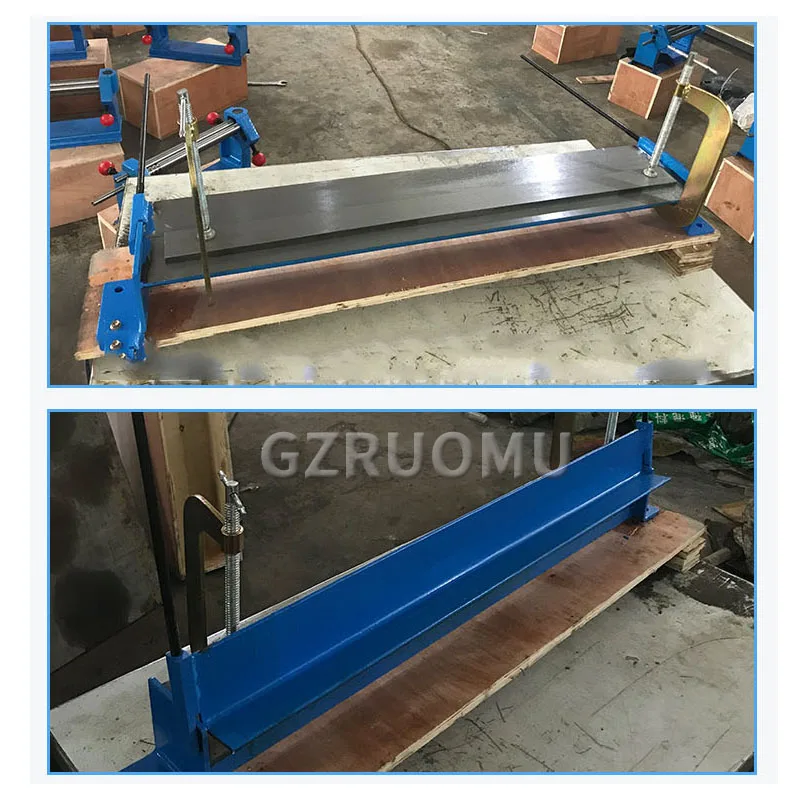 JY-W760 Manual Bending Machine Household 30 Inches Metal Sheet Bending Equipment 0-90° Iron Copper Aluminum Plate Hand Bend Tool