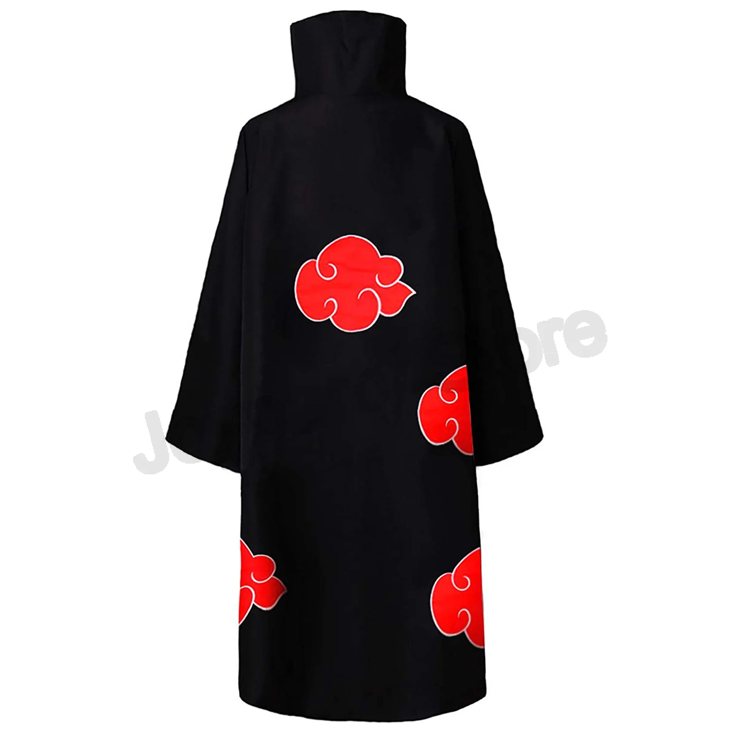 АнимеNinja Косплей Намикадзе Минато Акацуки Косплей Костюм ниндзя Учиха Итачи Плащ с красным облаком Халат Плащ Повязка на голову Реквизит