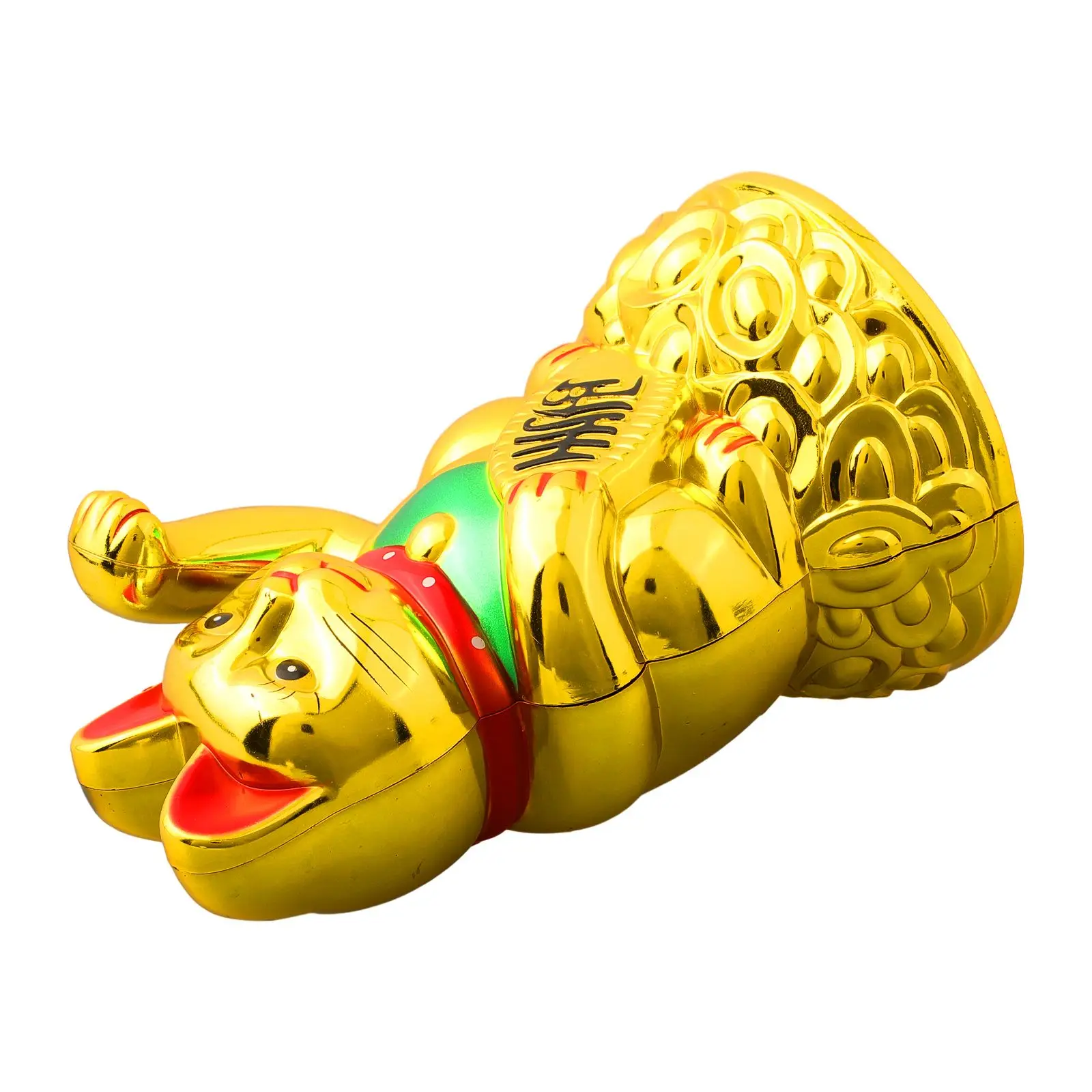 Decoration Lucky Cat Gold Fortune Lucky Waving Cat 6.5\