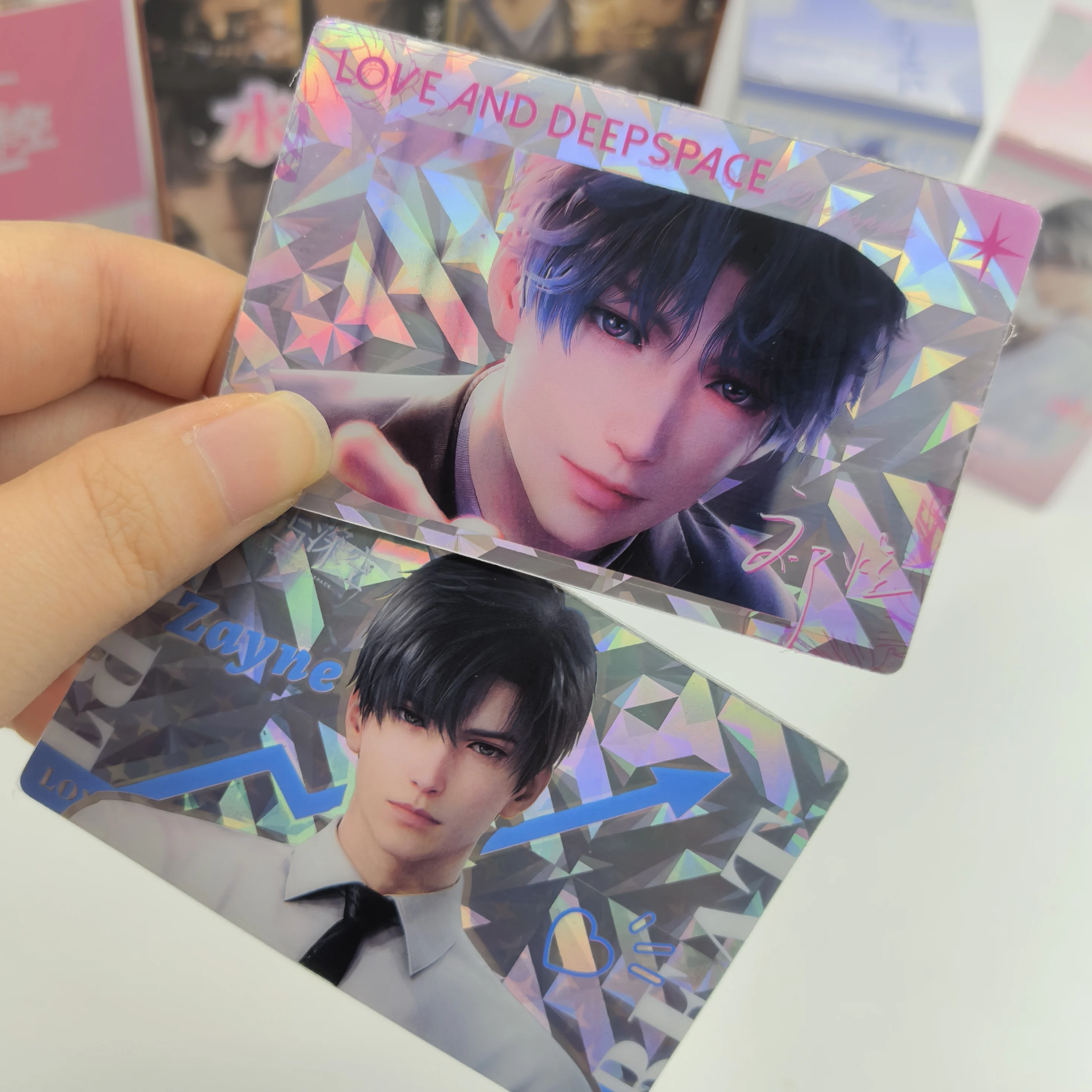 1 ensemble Honkai: Star Rail Love et Deepspace Genshin cartes à collectionner aléatoires boîte aveugle cartes à tirer déchirures sac aveugle Kawaii Anime Figu