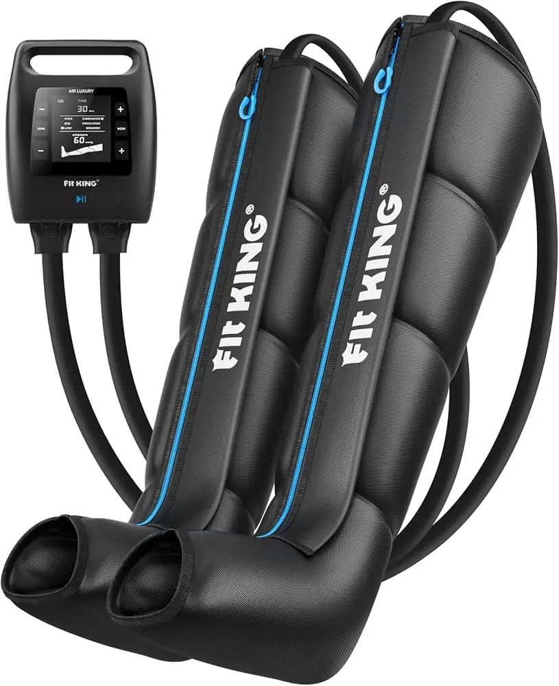 

New FIT KINGs Recovery Power Pro Full Leg Compression Massage Boots