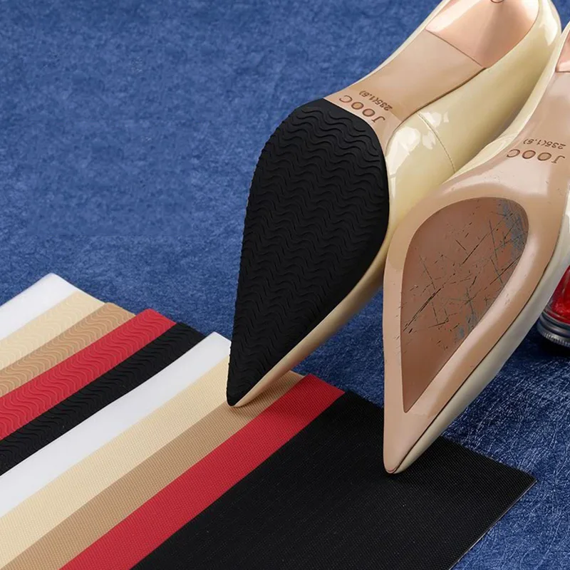 

1 Pair Rubber Wear Resistant Shoes Sole Self-Adhesive Anti-slip Shoes Pad Rubber Shoes Sole Heel Sole Protector Forefoot Pad