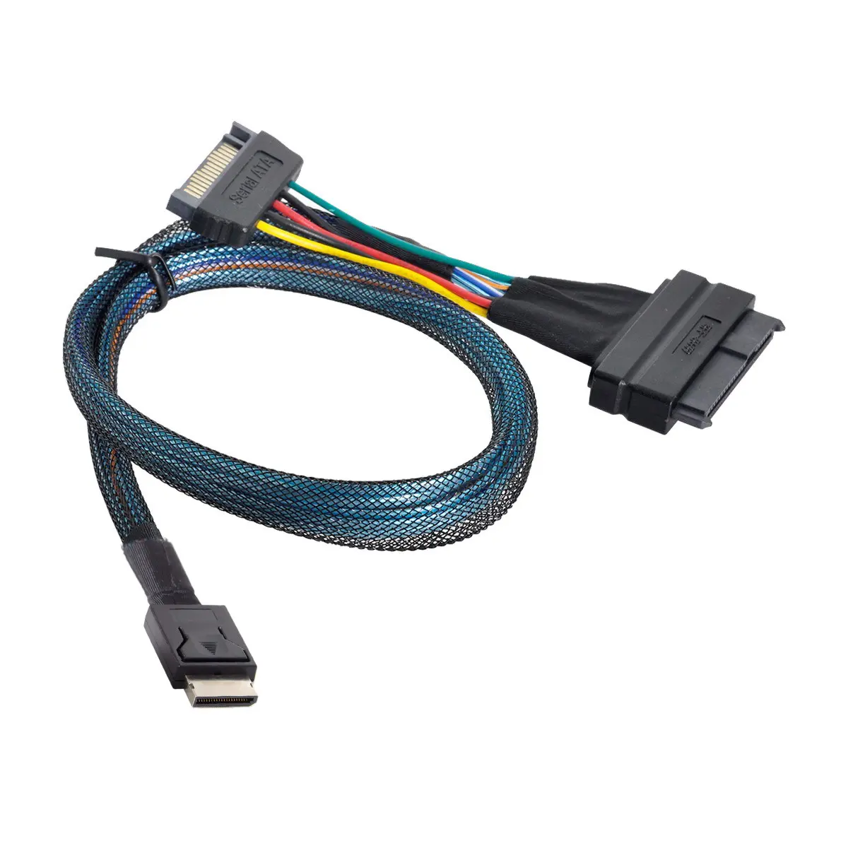 

CY SFF-8611 Oculink to U.2 U.3 SFF-8639 NVME PCIe PCI-Express SSD Cable for Mainboard SSD