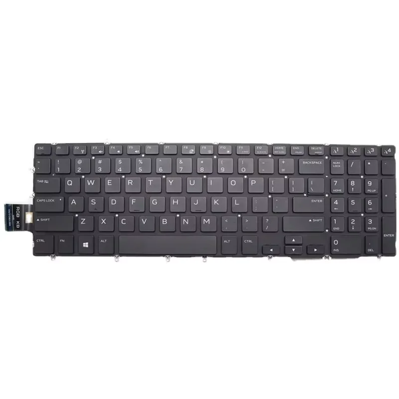 Laptop Keyboard Replacement for Dell Alienware M15 P79F P79F001 M17 ALW15M 3D7NN 03D7NN P79F P79F001 Backlit US