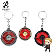 Movie The Avengers Hawkeye Clinton Archery Target Keychain Creative Weaponry Keyring for Women Men Jewelry Accessory Gifts