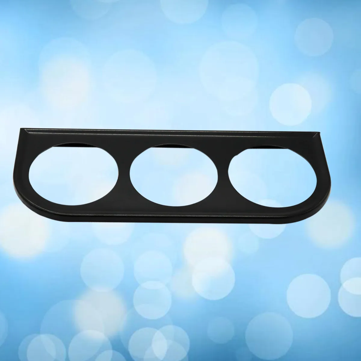 52Mm Triple Gauge Holder Mount for Car Dashboard Universal Auto Meter Bracket Iron Construction Resists Cracking Fading Warping